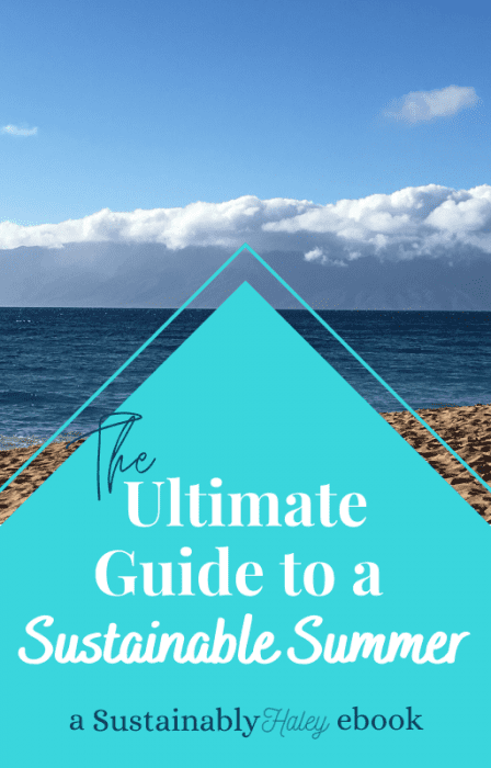 The Ultimate Guide to a Sustainable Summer, a SustainablyHaley ebook
